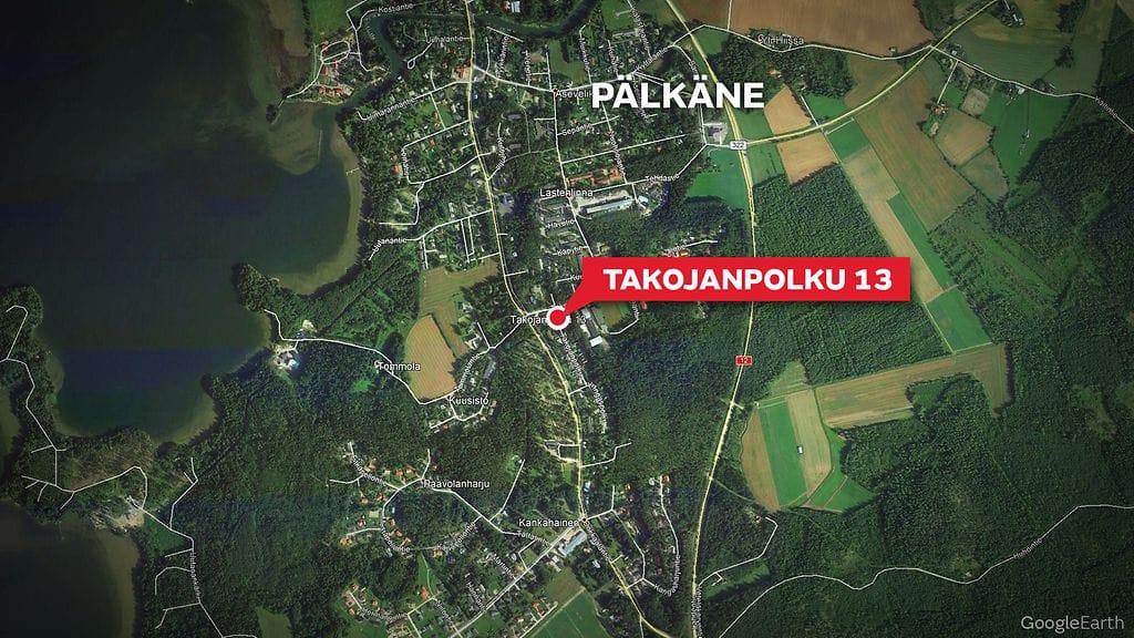 Takojanpolku 13 kartta