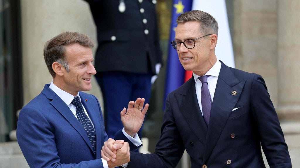 Presidentit Macron ja Stubb 10. syyskuuta.