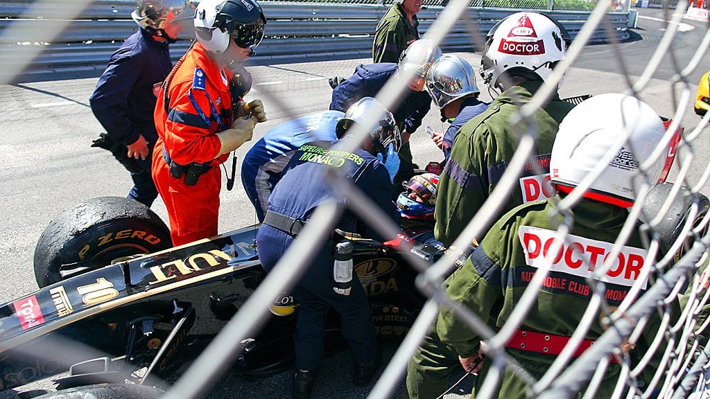 Vitali Petrov Monacon ulosajonsa jälkeen