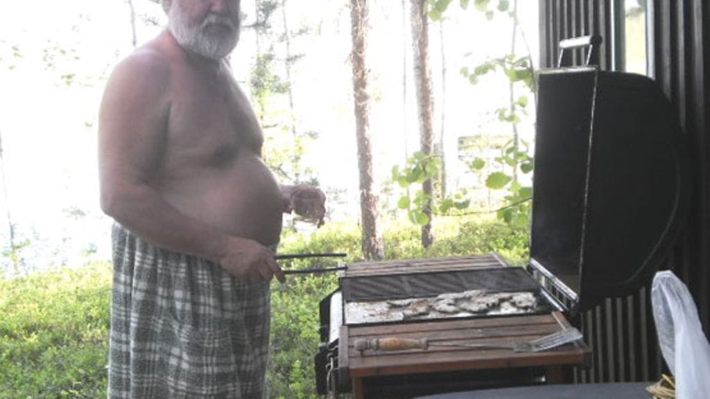 Pekka Ihalainen ennen laihdutusurakkaa.