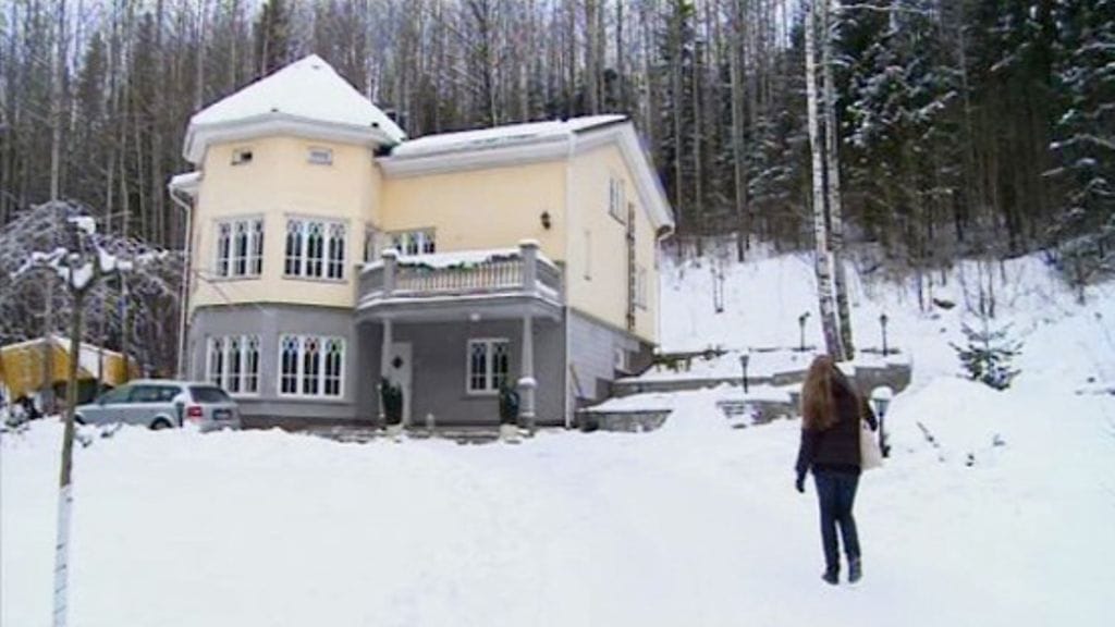 Johanna Rusanen-Kartanon upea omakotitalo. (kuva: MTV3)