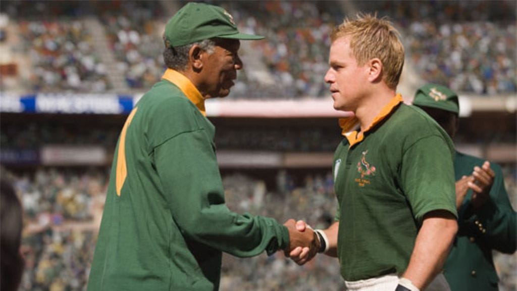 Matt Damon elokuvassa Invictus – voittamaton.