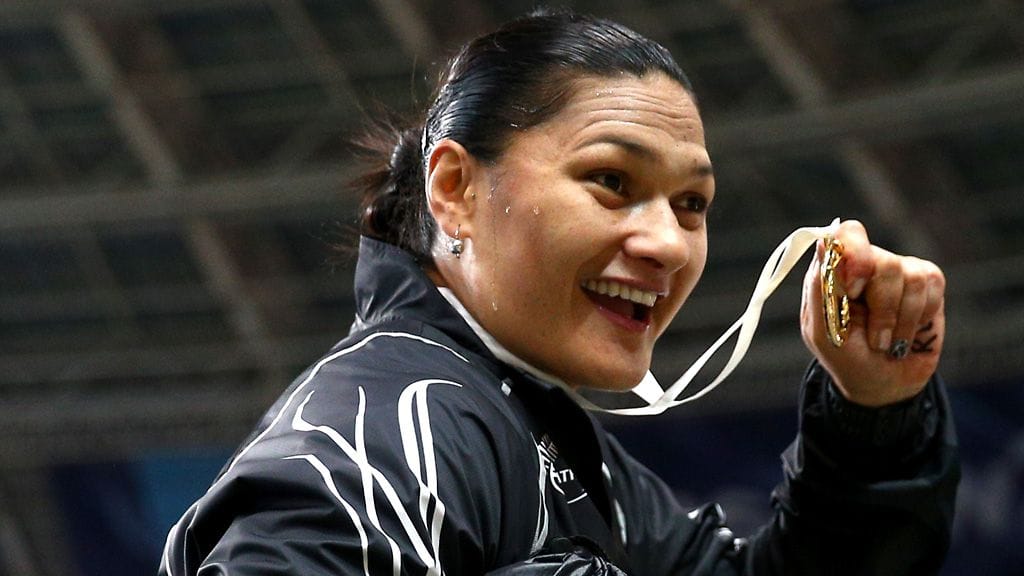 Valerie Adams on tottunut mestaruusjuhliin.