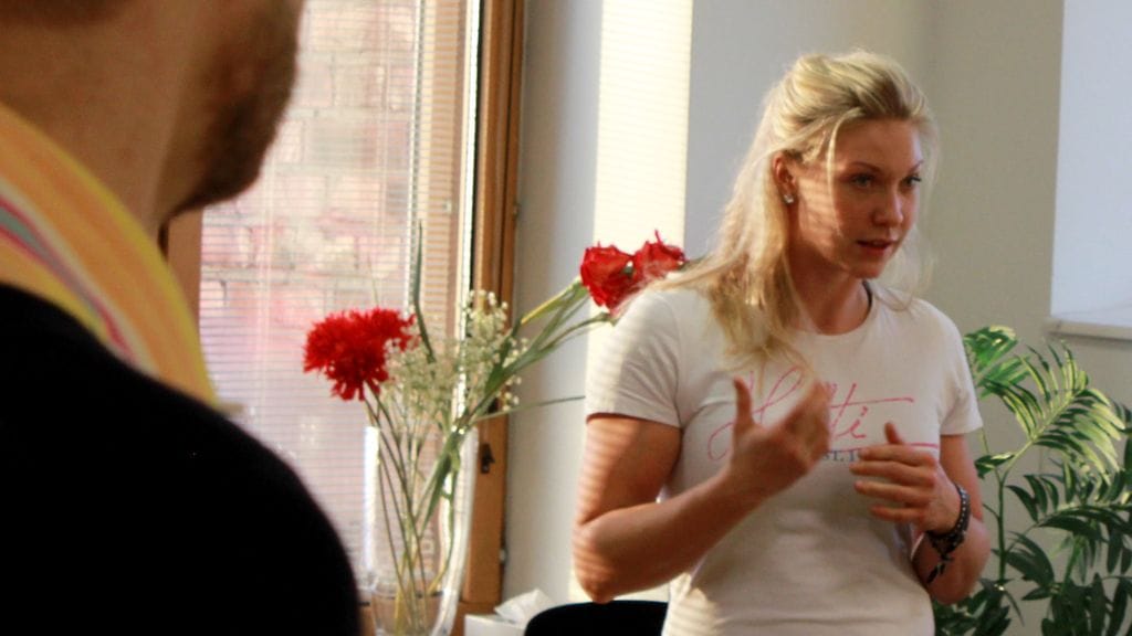 Kiipeilijä Roosa Huhtikorpi