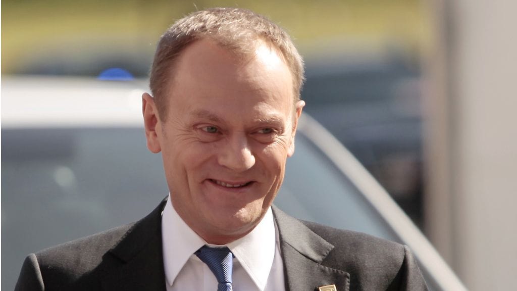 Oppositiojohtaja Donald Tusk osallistui protestiin.