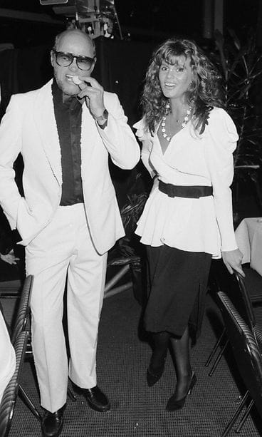 Pertti " Spede " Pasanen ja Riitta Väisänen Venla -gaalassa Tampereella vuonna 1984.