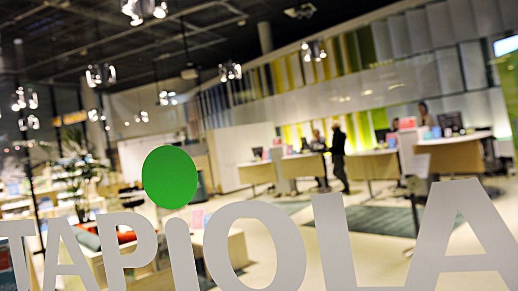 Tapiola Pankki. Helsingin Narinkkatorin konttori 30. joulukuuta 2010.