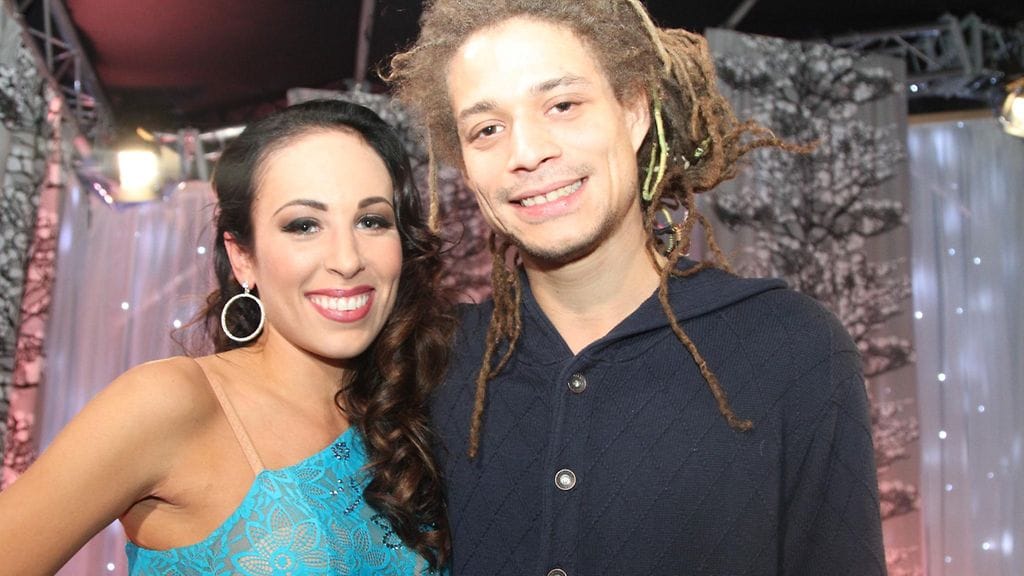 Janna ja Juno Tanssii Tähtien Kanssa -kisan kulisseissa marraskuussa 2014.