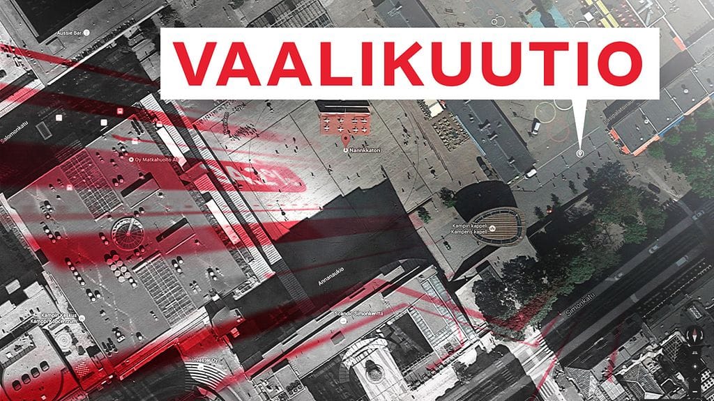 MTV:n Vaalikuutio saapuu lähes kahdeksi viikoksi Narinkkatorin kulmille.