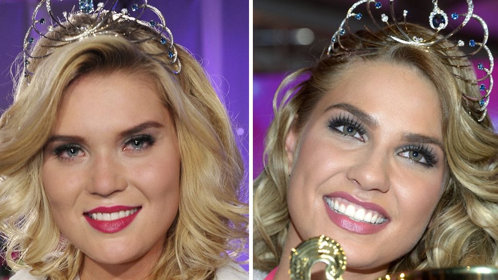 Miss Suomi 2014 Bea Toivonen ja Miss Suomi 2015 Rosa-Maria Ryyti