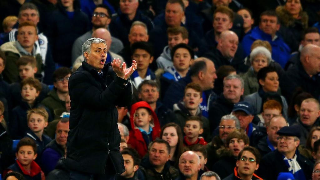 Jose Mourinhon luotsaama Chelsea on lähellä Valioliigan mestaruutta.