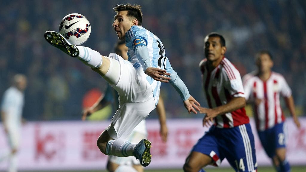 Lionel Messi taituroi Argentiinan finaaliin.