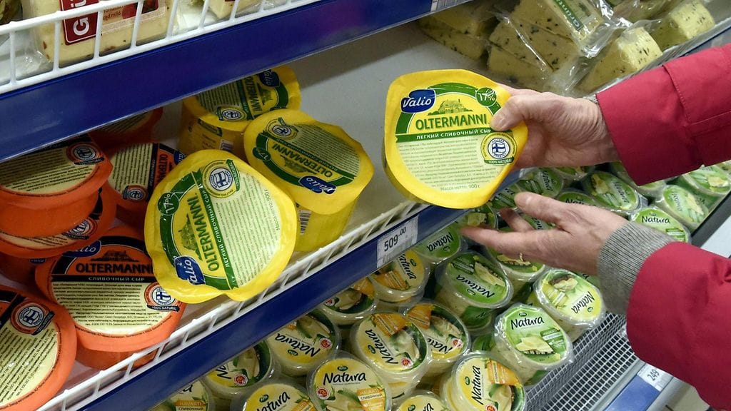 Suomalainen Valio on kärsinyt Venäjän määräämistä vastapakotteista elintarvikeviennille.