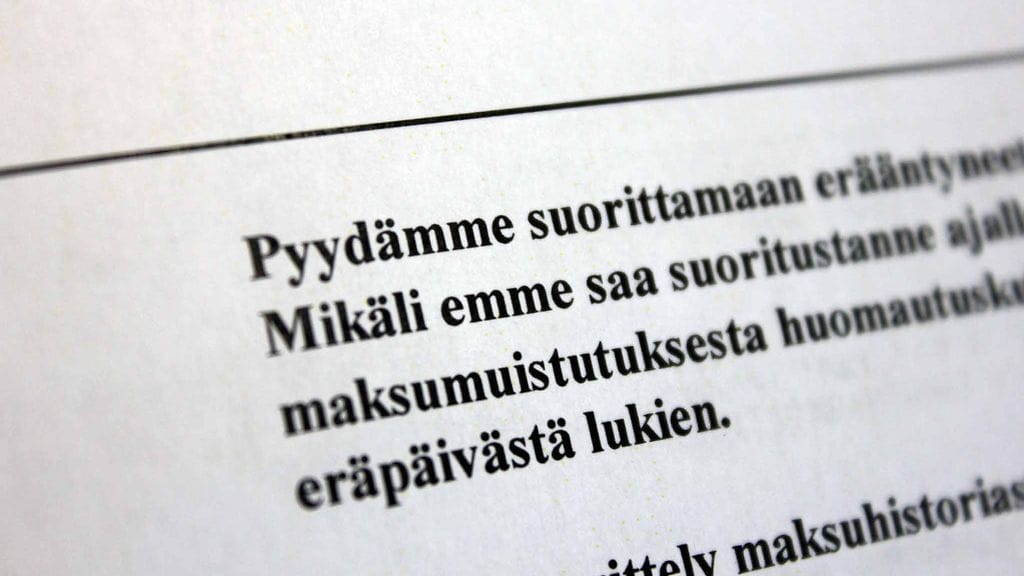 Tilastokeskuksen mukaan ulosottovelallisten lukumäärä oli lähes viisi prosenttia pienempi kuin edellisvuoden lopulla.