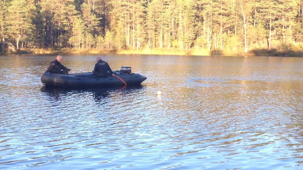 Nela Utkinan etsinnöissä käytettiin apuna myös sukeltajaa.