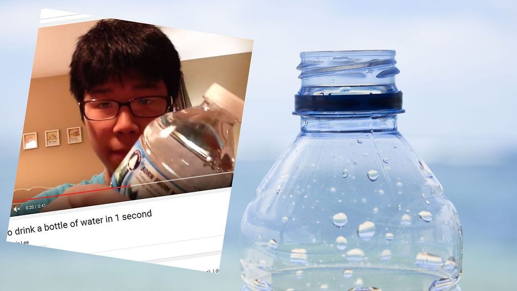 Patric Lee otti rohkeana vesihaasteen vastaan.