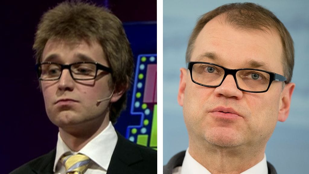 Näyttelijä Joonas Nordman imitoi Juha Sipilää