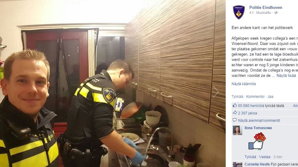 Kuva: Eindhovenin poliisin Facebook-tili