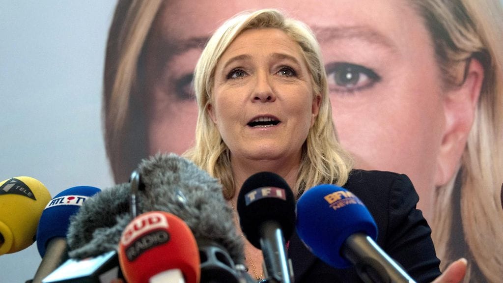 Arkistokuvassa Marine Le Pen.