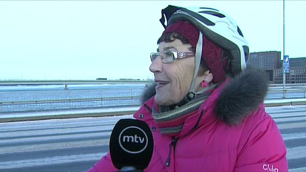 Auli Haikara on pyöräillyt koko elämänsä läpi kesät talvet.