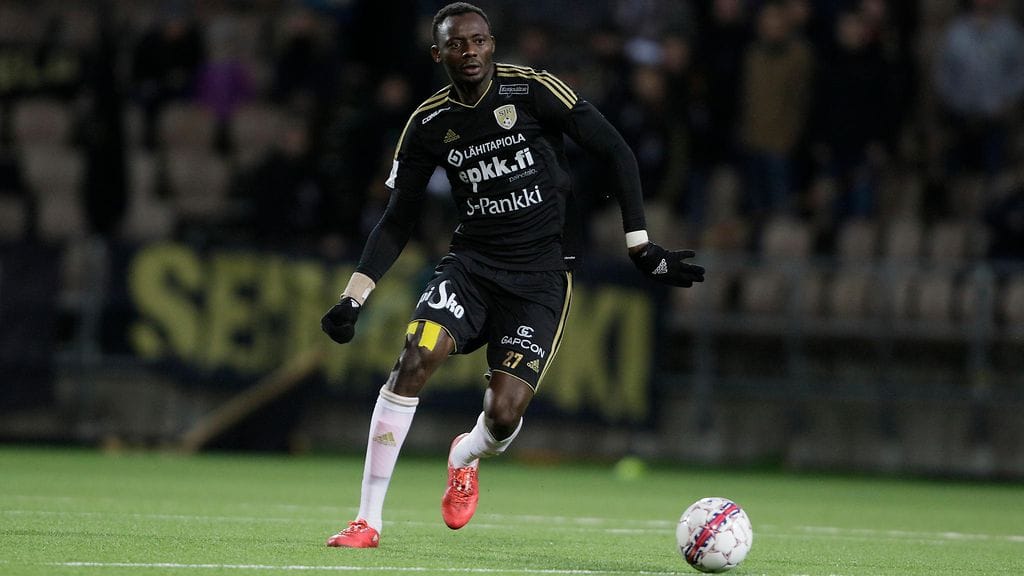 Cedric Gogoua saavutti Suomen mestaruuden SJK:n riveissä viime kaudella.