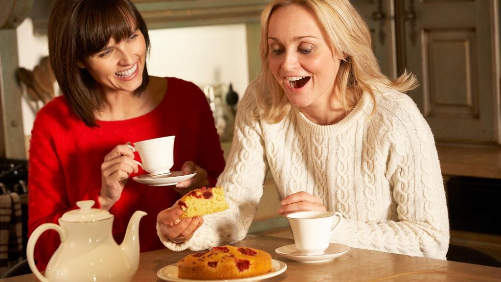 ystävät kahvipöytä