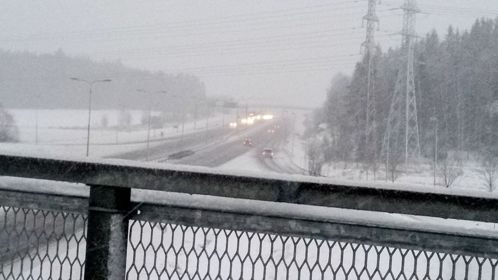 Topinoja Turku liikennekuvaa sää