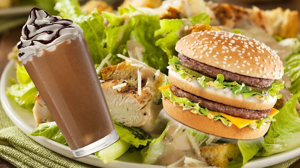 Pikaruokaravintoloiden salaatit ja juomat voivat olla melkoisia energiapommeja.