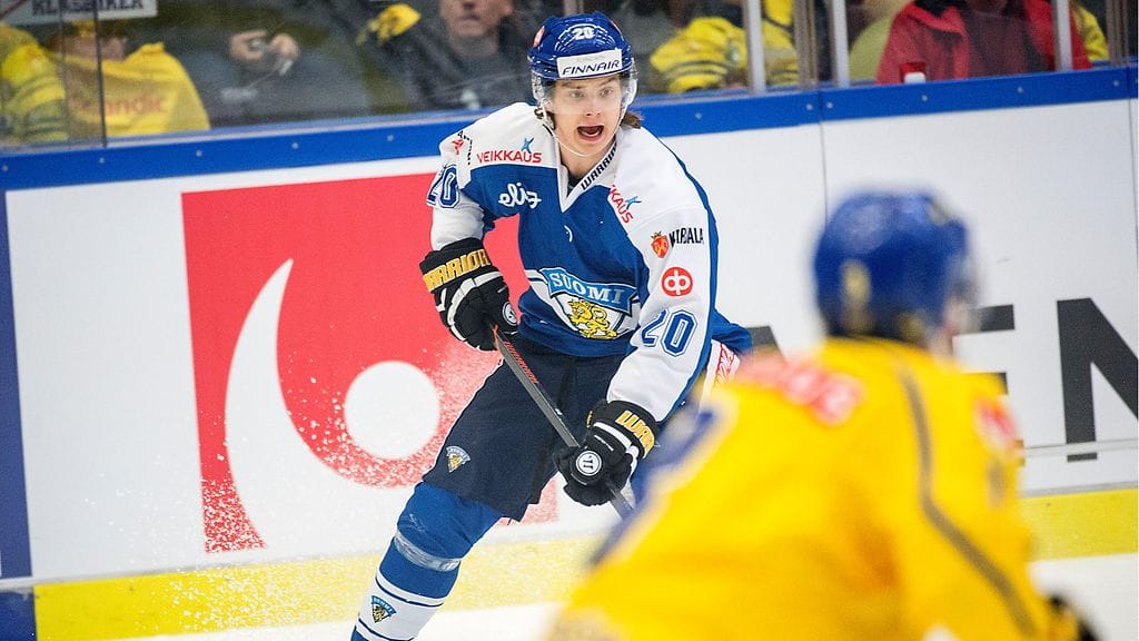 Sebastian Aho sai tehopisteen Leijonat-debyytissään.