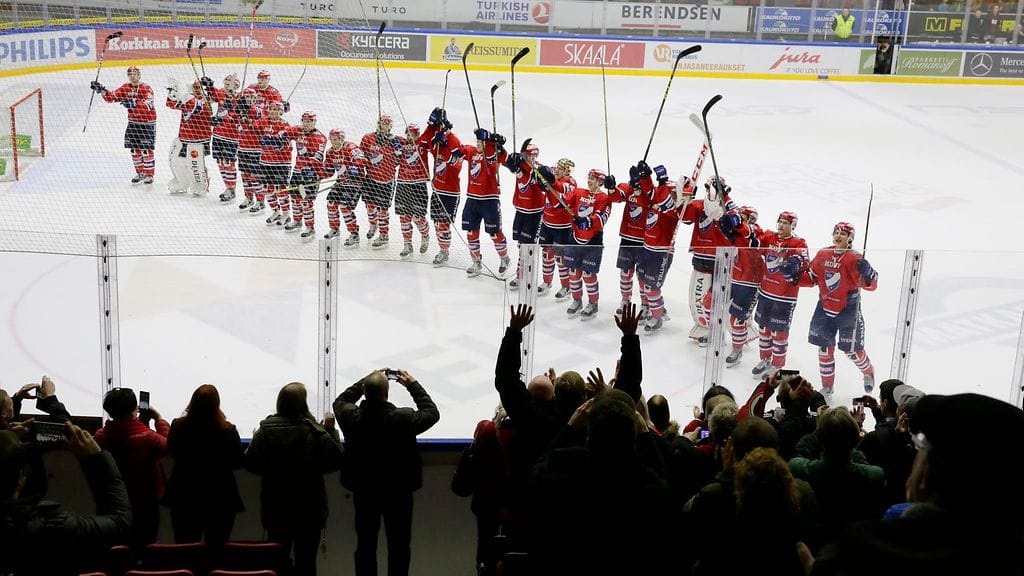 HIFK varmisti runkosarjan voiton murskavoitolla Porin Ässistä.