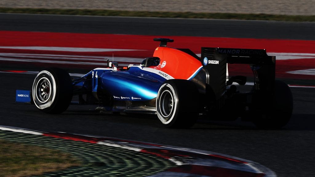 Pascal Wehrlein Manor-autossa viime kaudella. Hän ajaa tulevalla sesongilla Sauberilla.