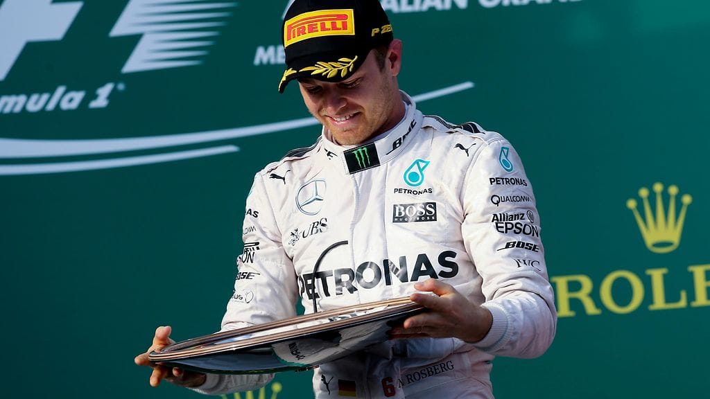 Nico Rosberg saavutti uransa 15. GP-voiton Australiassa sunnuntaina.