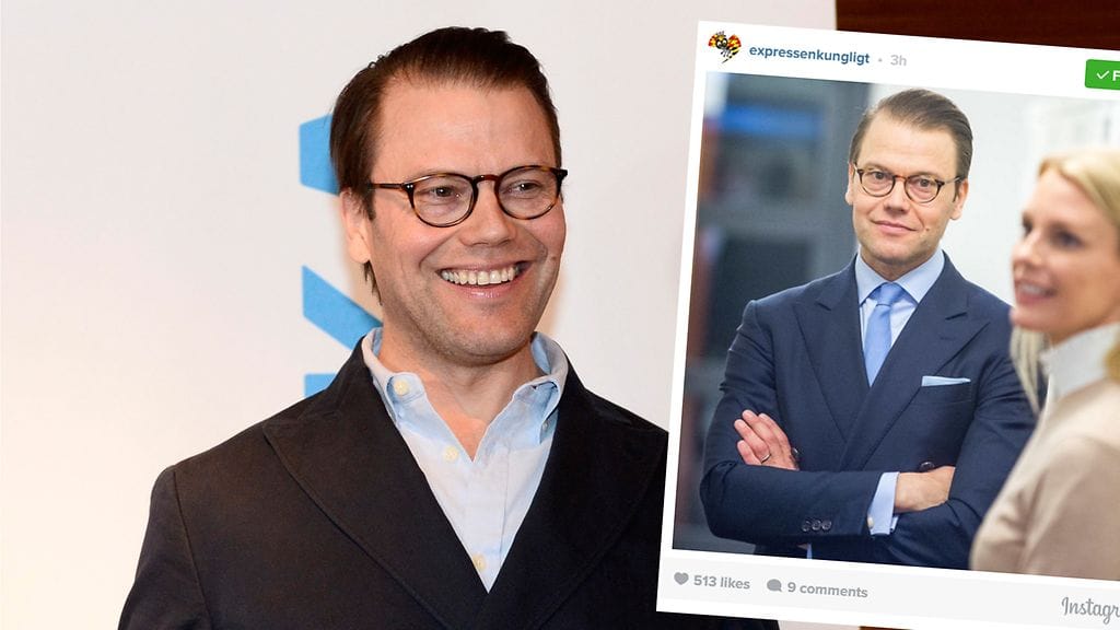 Prinssi Daniel. Pieni kuva Expressenin Instagramista.
