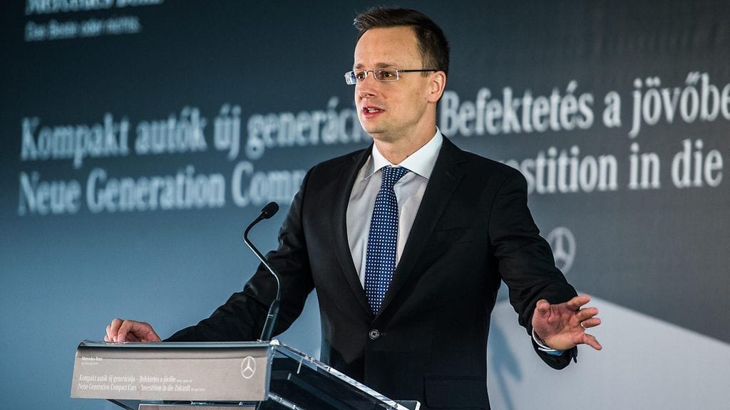 Unkarin ulkoministeri Peter Szijjarto