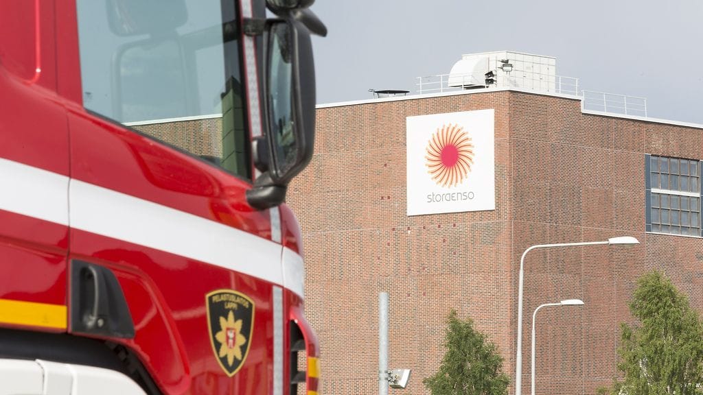 Stora Enson Kemin-tehtaalla tapahtui iltapäivällä hajukaasuräjähdys, joka rikkoi tehtaan ikkunoita ja rakenteita, Kemissä 29. kesäkuuta 2016.