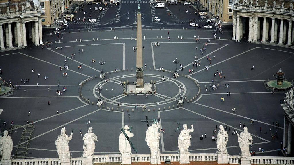 Kuvituskuvaa Vatikaanista.