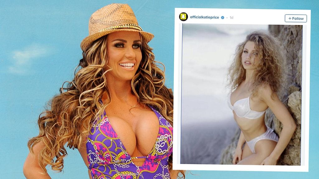 Katie Price on muuttunut vuosien varrella lähes tunnistamattomaksi.