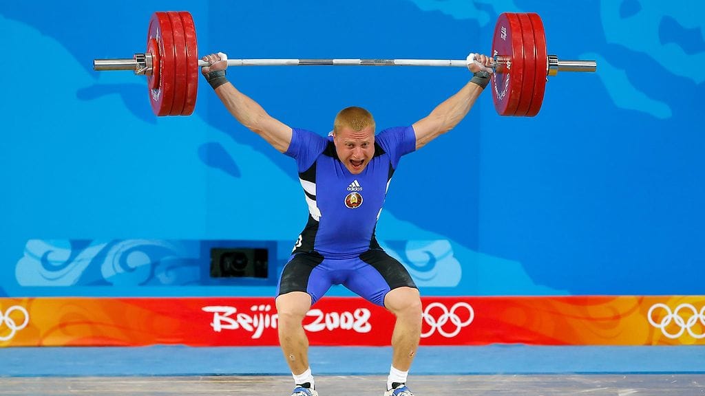 Andrei Rybakou Pekingin kisoissa 2008.