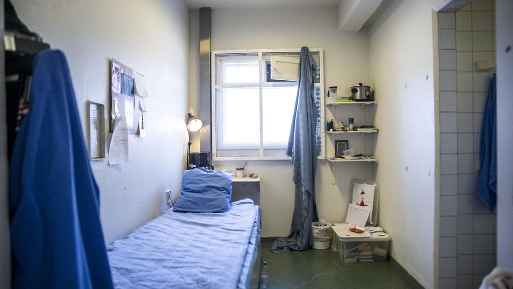 Riihimäen vankilan C3-osaston vankiselli 15. maaliskuuta 2016. Kuvituskuva.