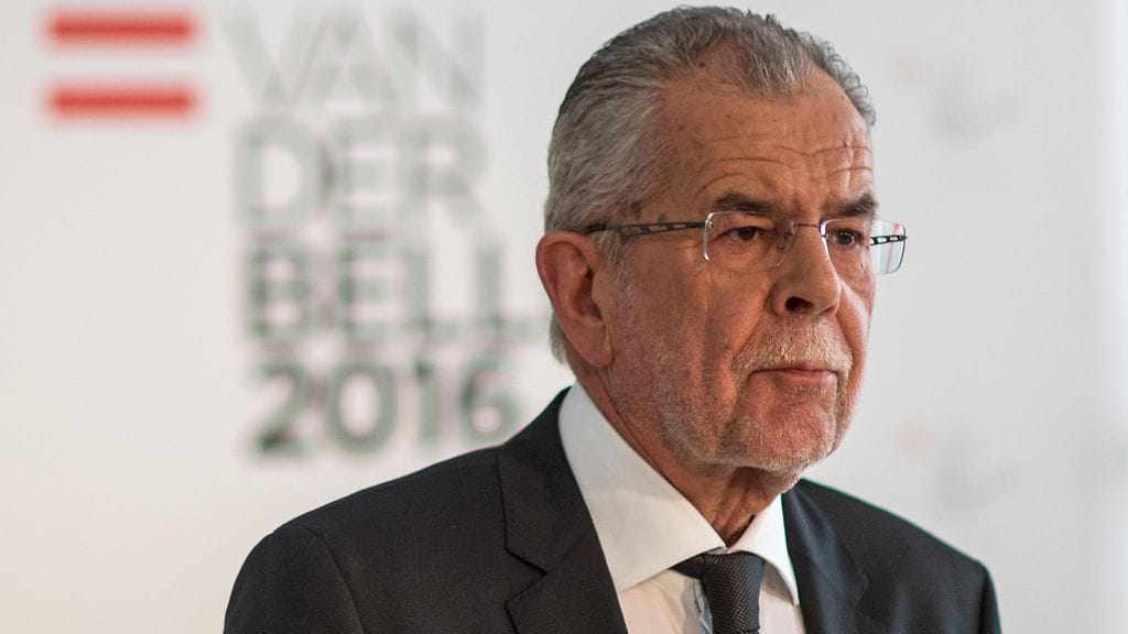 Itävallan liittopresidentti Alexander Van der Bellen.