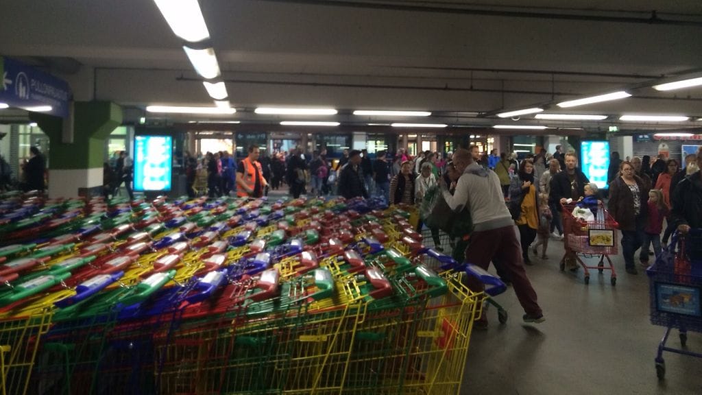 Jumboa tyhjennetään