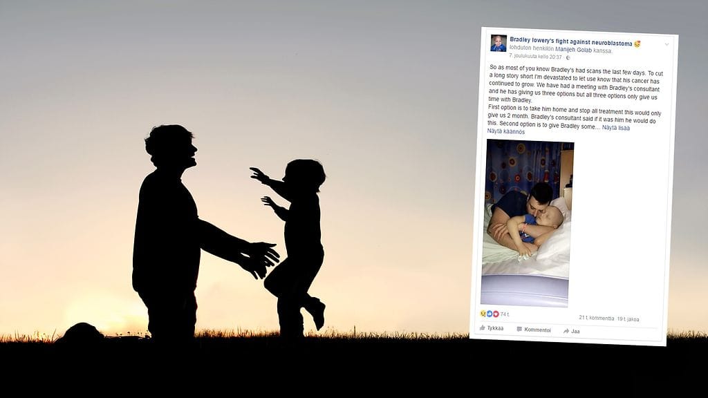 Perhe on kamppaillut pojan syövän kanssa jo kolmen vuoden ajan.