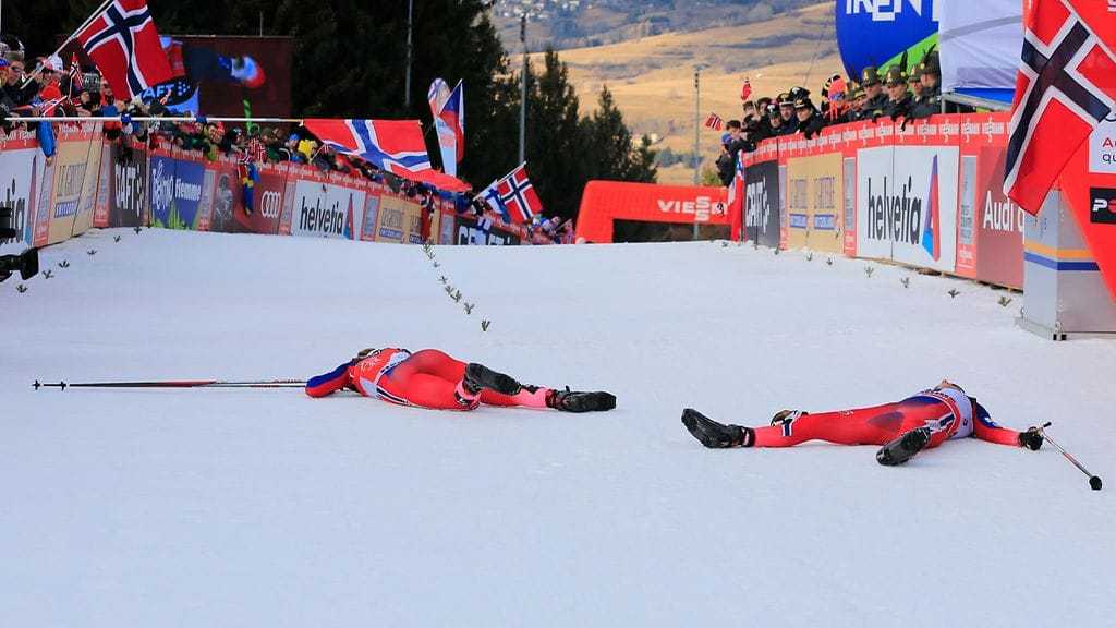 Alpe Cermis on huippuhiihtäjillekin mieletön urakka.