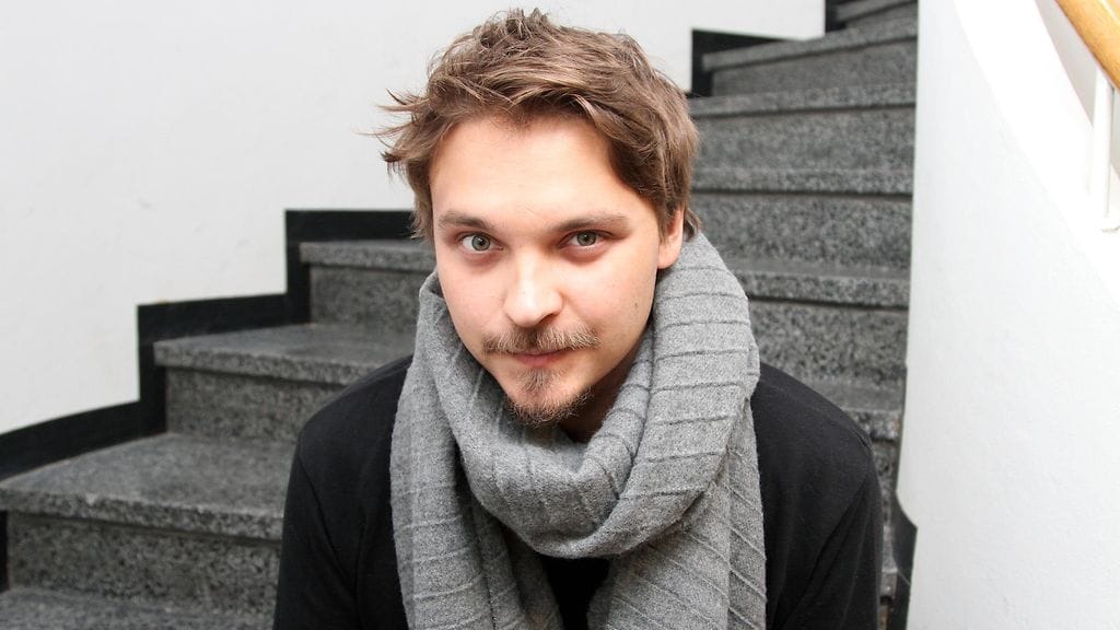 Roope Salminen kuvattuna Putous-harjoitusten yhteydessä 1. helmikuuta 2017.