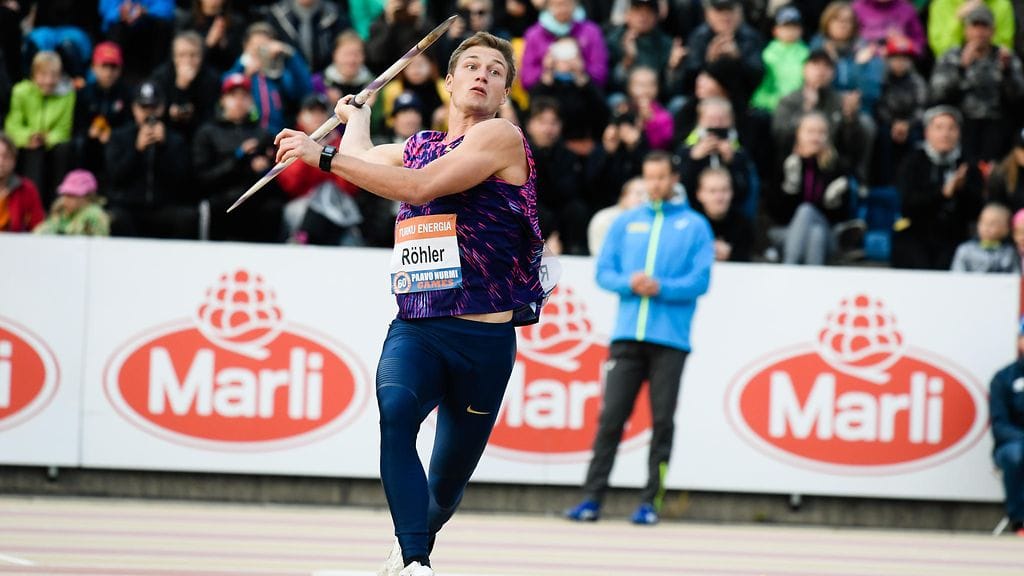 Thomas Röhler on heittänyt tällä kaudella parhaimmillaan peräti 93,90.