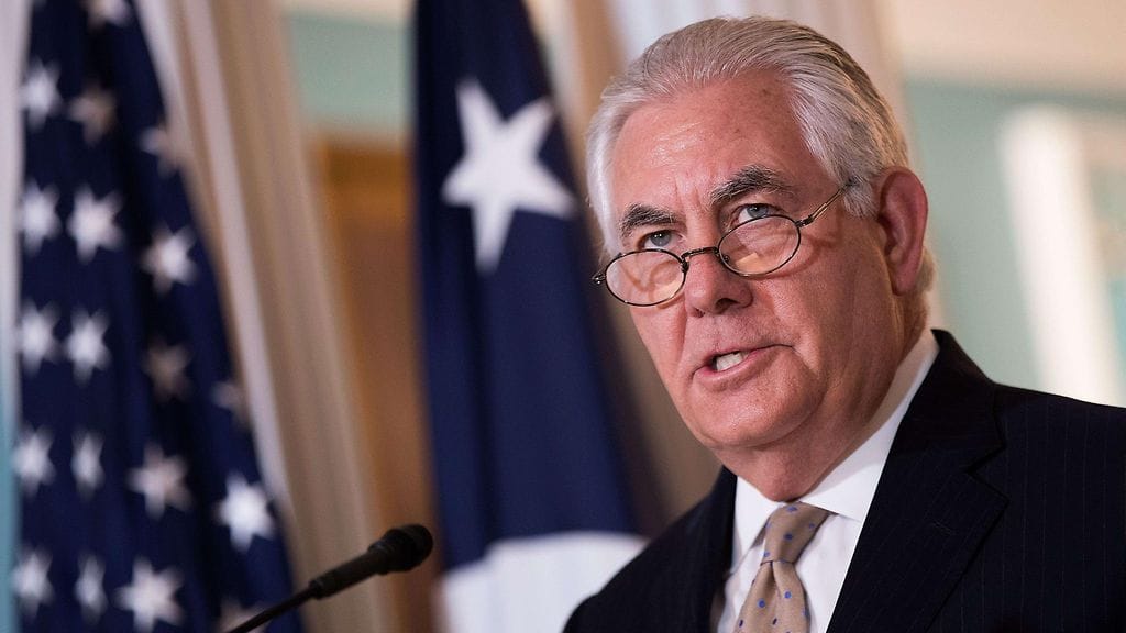 Yhdysvaltain ulkoministeri Rex Tillerson otti puheillaan ankaramman kannan Venäjää kohtaan.