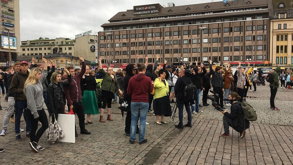 Turun mielenosoitus 19.8.2017