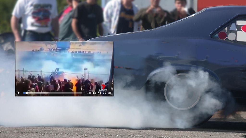 Kuvankaappaus 7 News Sydneyn Facebook-videolta.