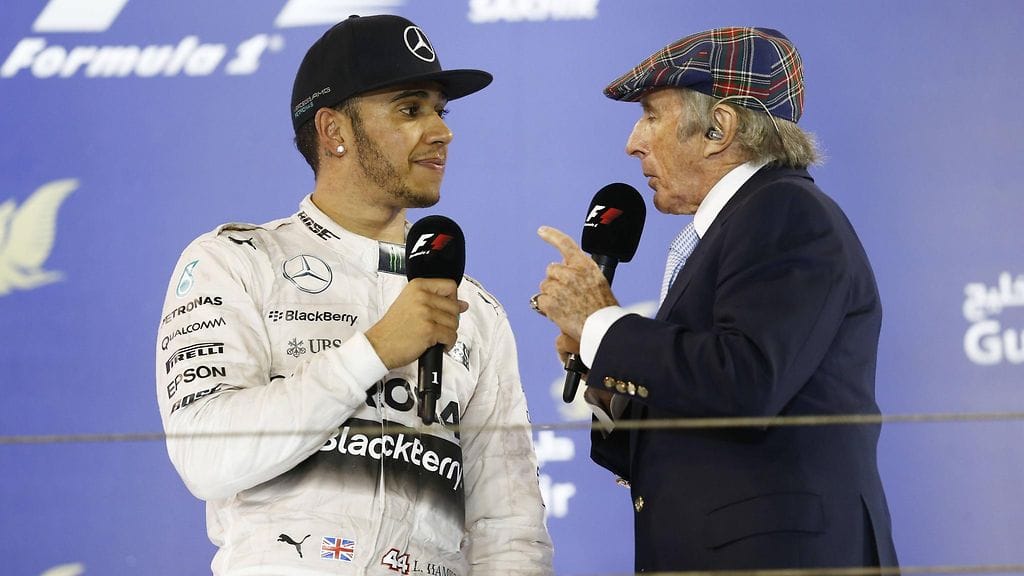 Jackie Stewart (oik.) menettää todennäköisesti ennätyksensä brittikuljettajien maailmanmestaruuksien määrässä, kun Lewis Hamilton porhaltaa kohti neljättä MM-titteliään.