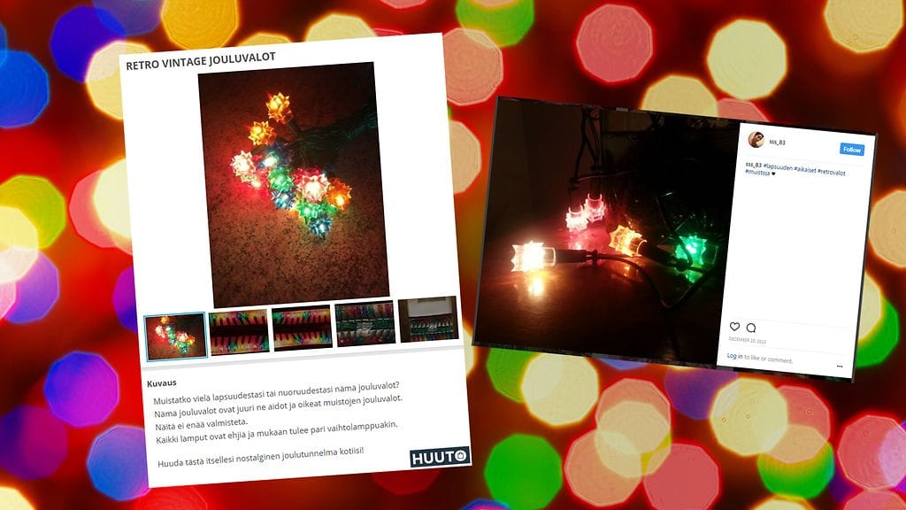 Muistatko vielä Airamin jouluvalot?